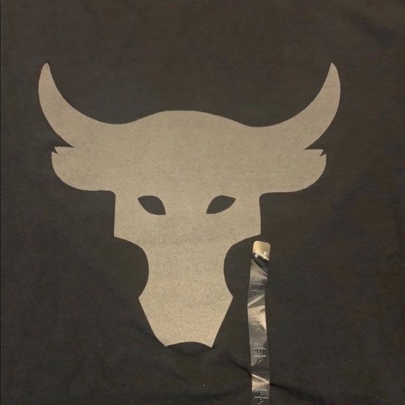 Under Armour Project Rock Stealth Bull Black Shirt - Picture 2 of 3